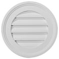 thumbnail image 1 of 16"W x 16"H x 1 1/2"P, Round Gable Vent Louver, Functional, 1 of 2