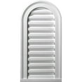 thumbnail image 1 of 16"W x 19"H Cathedral Urethane Gable Vent Louver, Functional, 1 of 1