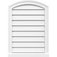 thumbnail image 1 of 16"W x 22"H Arch Top Surface Mount PVC Gable Vent: Functional, w/ 2"W x 2"P Brickmould Sill Frame, 1 of 13