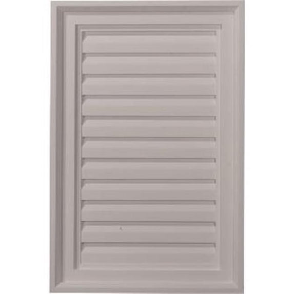 16"W x 24"H x 1 3/4"P, Vertical Gable Vent Louver, Non-Functional