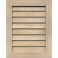 thumbnail image 1 of 16"W x 36"H Vertical Gable Vent (21"W x 41"H Frame Size): Unfinished, Non-Functional, Smooth Pine Gable Vent w/ Decorative Face Frame, 1 of 13