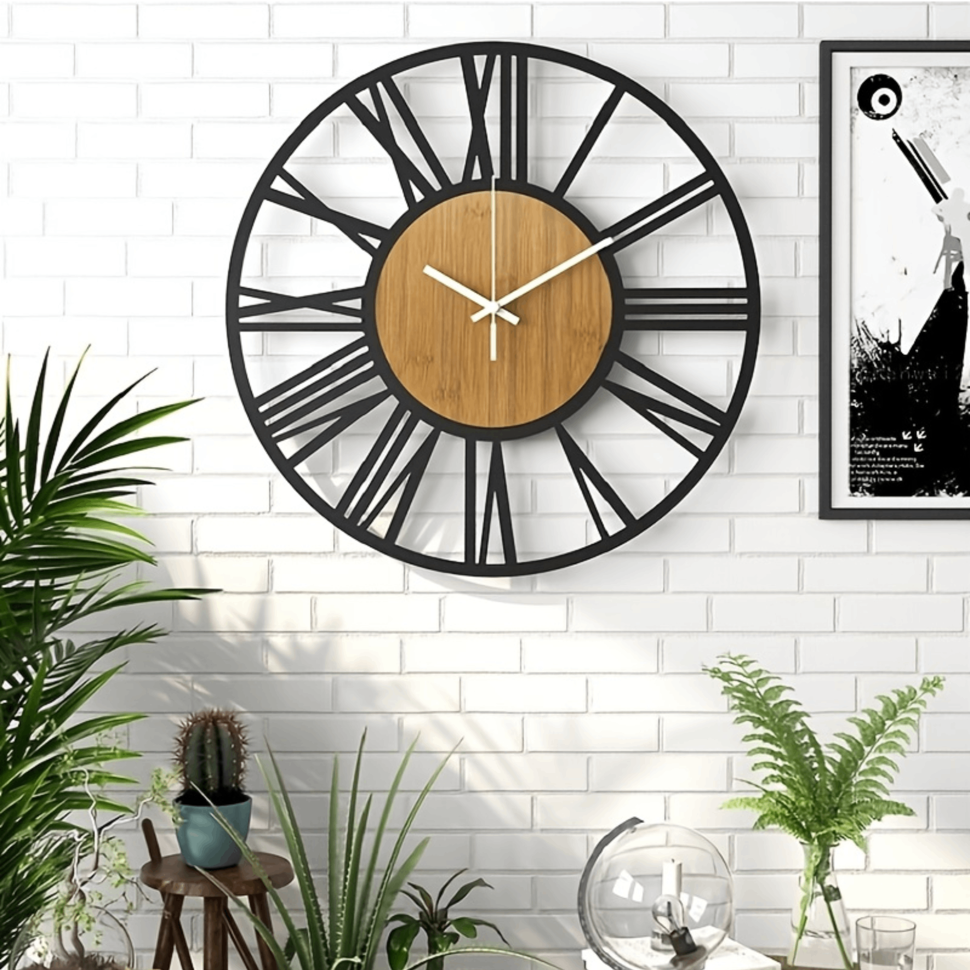 Zentique 5.25 in. Iron Wall Clock