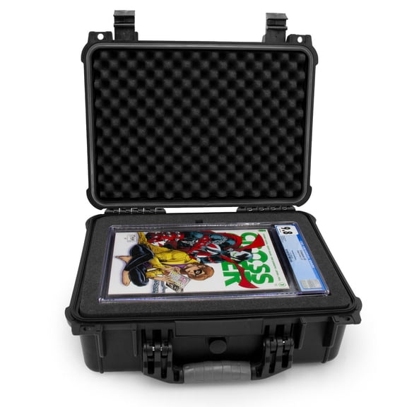 16 Waterproof Comic Book Storage Box fits 8 CGC Graded Comics or 30 Sleeved