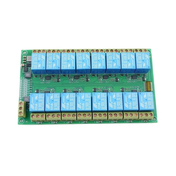 16 Way 8 Channel l RC model Car, Car and Boat Control PWM Relay Module,Electronic Switch for RC Car Boat Aircraft Model 4.5V-12V Receiver DIP Switch Adjustable Relay
