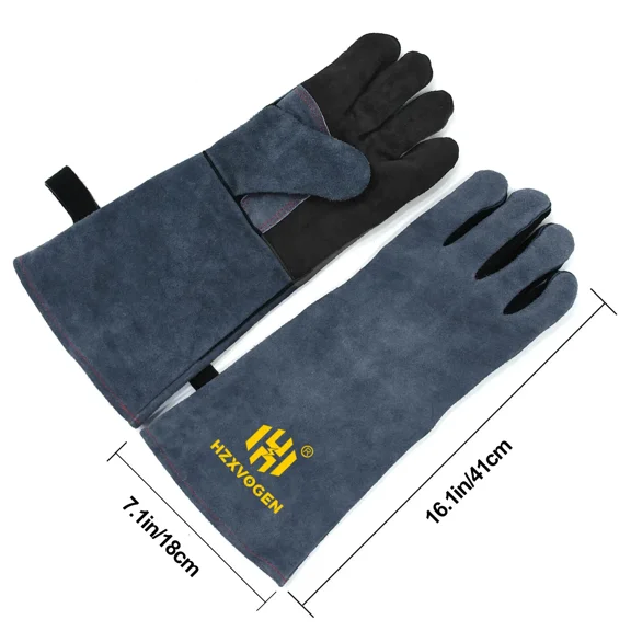 16'' Welding Gloves Mig Tig Welding Gloves Safety Protection Gloves For Welder