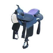 16 Western Horse Cordura Trail Barrel Pleasure Horse Saddle Purple 49104BK