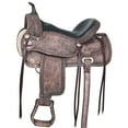 thumbnail image 1 of 16" Western Horse Saddle American Leather Treeless Trail Pleasure Hilason, 1 of 7