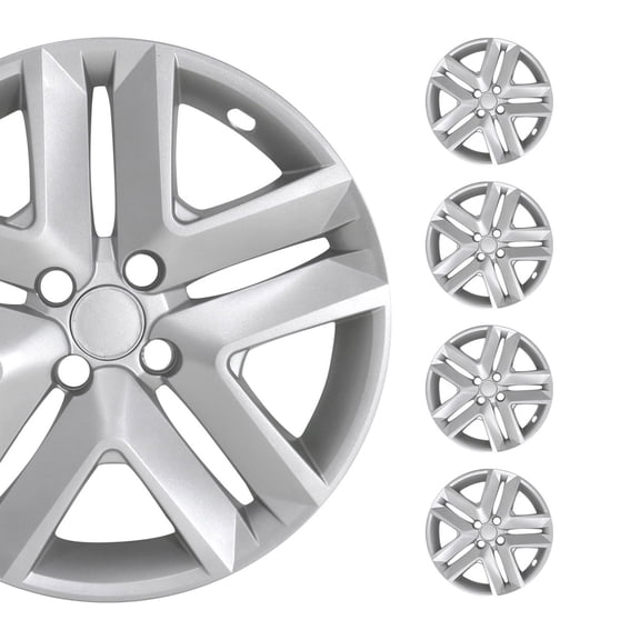 16" Wheel Rim Cover for Scion Guard Tire Hub Caps Durable Snap On ABS Silver 4x