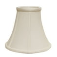 thumbnail image 1 of 16" White Premium Bell Monay Shantung Lampshade, 1 of 8