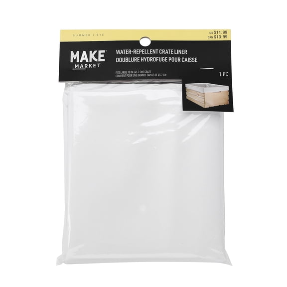 16" White Water-Resistant Crate Liner by Make Market - Summer Crafts