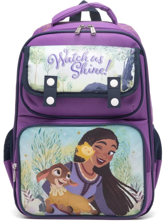 16" Wish Large School backpack with Padded Back and Adjustable Straps