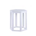 thumbnail image 1 of 16" X 18" X 20" White Marble Wood 2Pc Pk End Table, 1 of 6