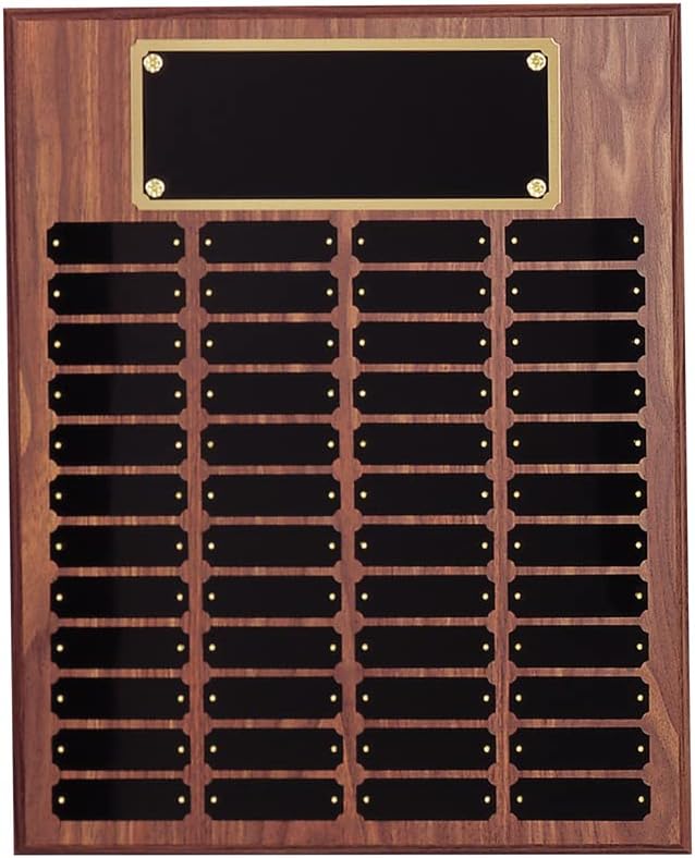 16 X 20 Inch Perpetual Plaque Award Multiple Name Plate Board For