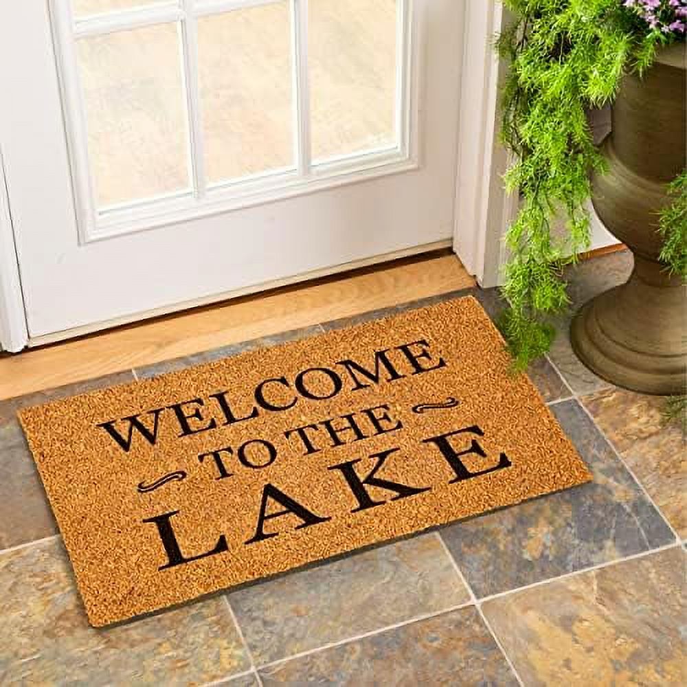 16 X 28 Inches To The Lake Door Mat NonSlip Rubber Backing
