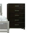 thumbnail image 1 of 16" X 33" X 52" Walnut Wood Chest, 1 of 6