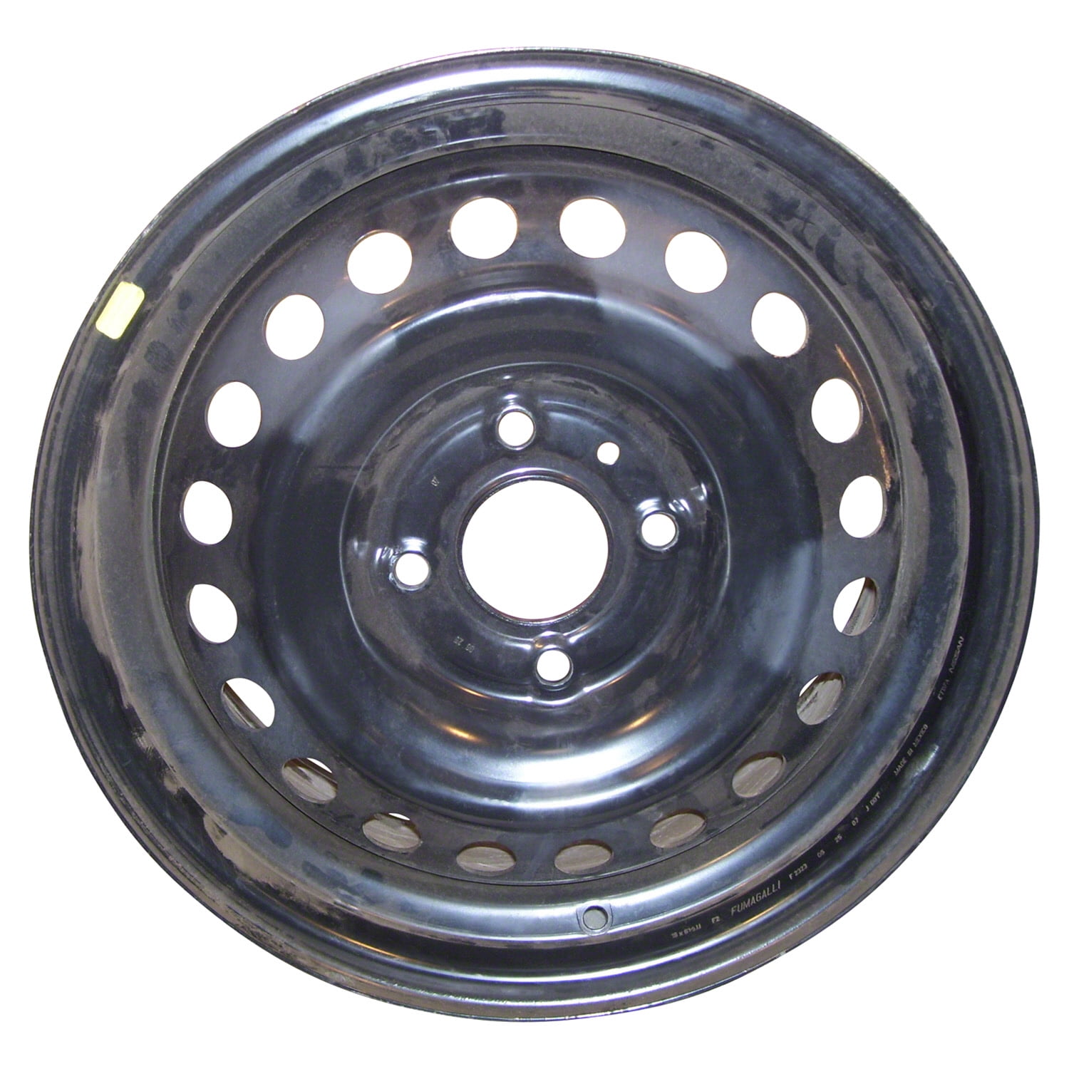 16 X 6.5 Reconditioned OEM Steel Wheel, Black, Fits 2007-2012 