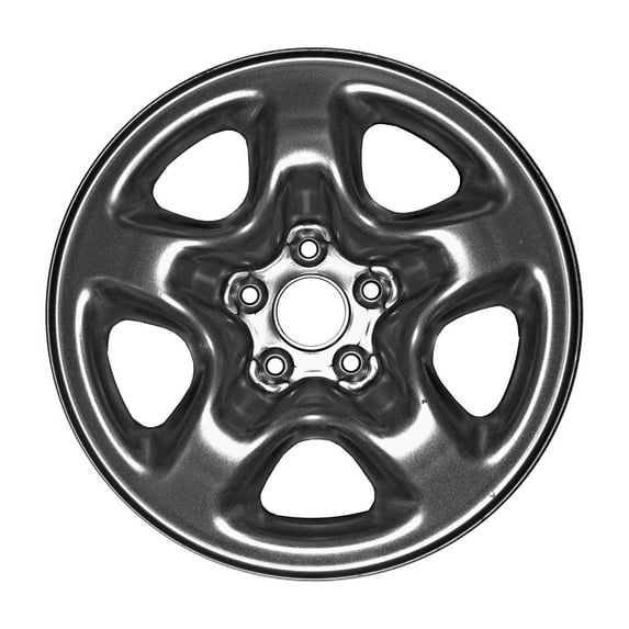 16 X 6.5 Reconditioned OEM Steel Wheel, Silver, Fits 1999-2000 Lexus RX300
