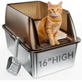 16 xl stainless steel cat litter box enclosure xxl stainless steel