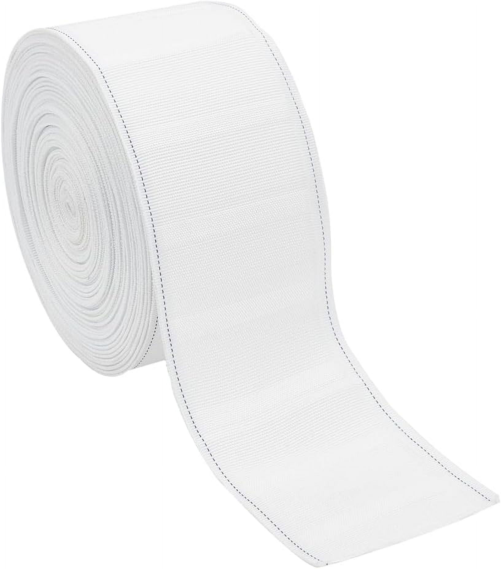 16 Yards White Curtain Tape 2.87 Inch Curtain Pleat Tape Polyester Pleater Tape for Curtains DIY Pinch Pleat Curtain and Drapes Hooks