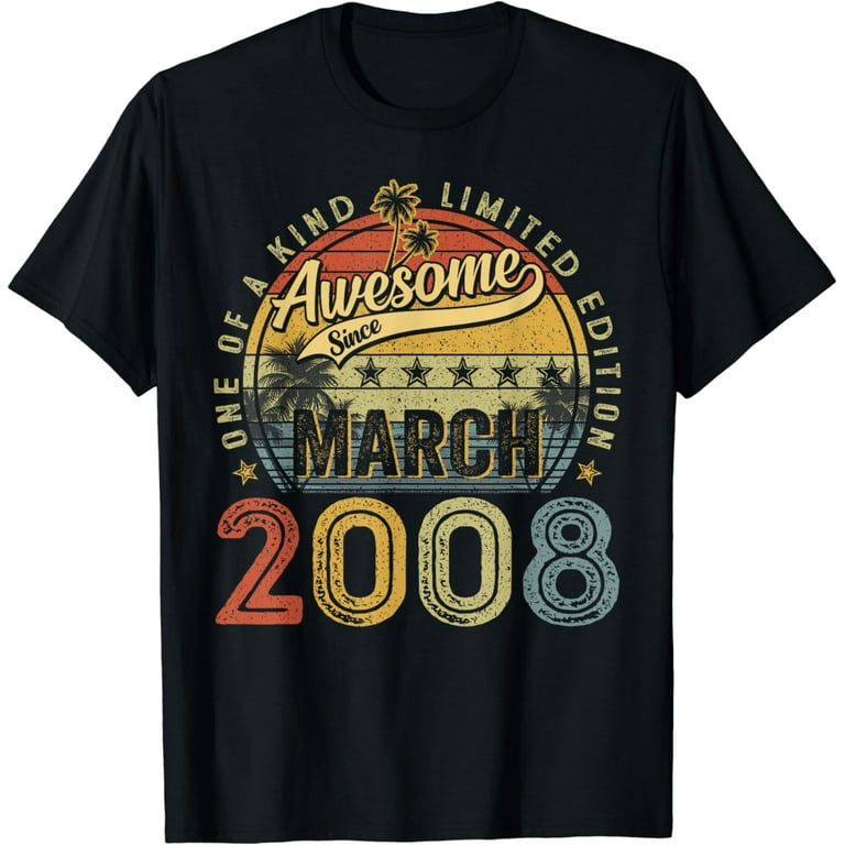 Epic Since March 2004 16th Birthday Gift 16 Years Old T-Shirt Epic Since March 2004 16th Birthday Gift 16 Years Old T-Shirt