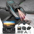 thumbnail image 1 of 16 Year Old Boy Gift, Brushless Motor Drone with 1080P Camera .4G Wifi FPV Quadcopter with Headless Follow Me Altitude Hold Obstacle Avoidance Toys Gifts for Kids Adults, Black, One Size, 1 of 9