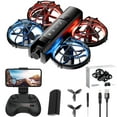 thumbnail image 1 of 16 Year Old Boy Gift - Drone with Camera and Cool Light Remote Control Toys Gifts for Boys with Altitude Hold Headless Mode Start Speed Adjustment, A, One Size, 1 of 9