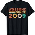 thumbnail image 1 of 16 Years Old Awesome Since 2009 16th Birthday Gift T-Shirt, 1 of 3