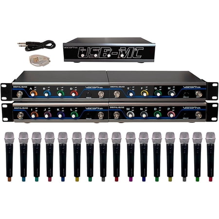 VOCOPRO 16CH WIRELESS MICROPHONE/USB INT
