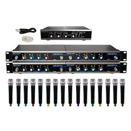 VOCOPRO 16CH WIRELESS MICROPHONE/USB INT