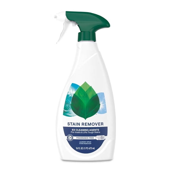 16 fl oz Free & Clear Laundry Stain Remover Spray, Aluminum-Free Unscented Liquid Stain Cleaner for Clothes