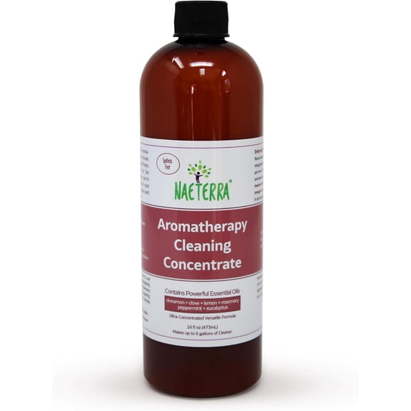 16 fluid oz naeterra 4 thieves household cleaning concentrate - no toxic junk ingredients- non toxic plant based goodness-family friendly-exceptional value in natural cleaning