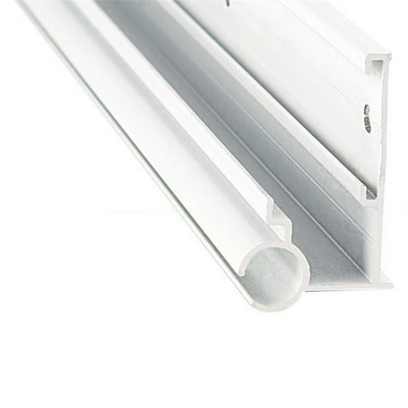 16 ft. Polar White Aluminum Insert Gutter & Awning Rail