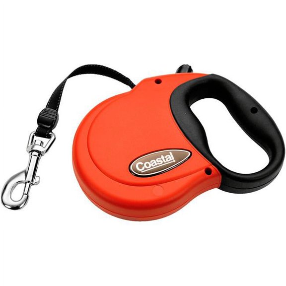 16 ft. Power Walker Retractable Dog Leash - Medium, Red