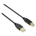 thumbnail image 1 of 16 ft USB Printer Cable Gold-Plated Connectors, Black, 1 of 1