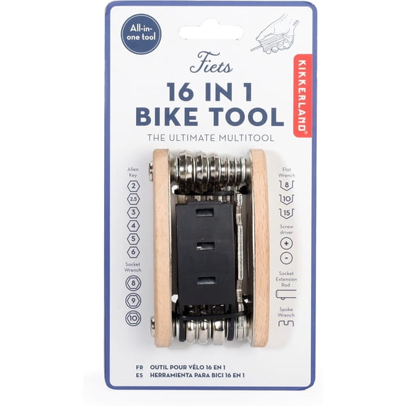 Kikkerland 16 in 1 Bike Tool