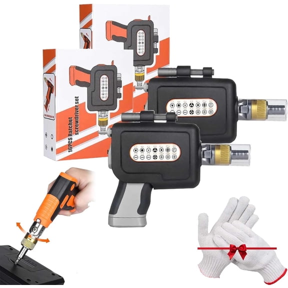 16-in-1 Multi Screwdriver Set, 16 in 1 Multifunctional Household Wrench Screwdriver Tool Combination Set, 2025 Upgrade 16 in 1 Multi Bit Magnetic Screwdriver Set (gray-2)