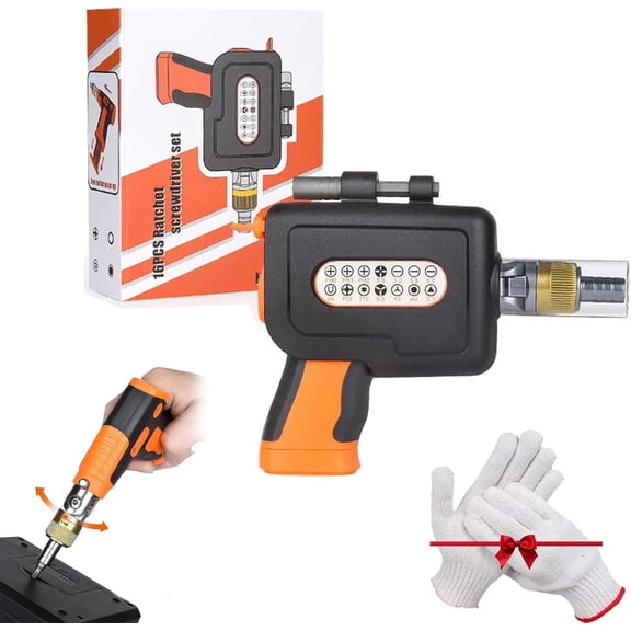 16-in-1 Multi Screwdriver Set, Snapboldk16 in 1 Multifunctional Household Wrench Screwdriver Tool Combination Set, 2025 Upgrade 16 in 1 Multi Bit Magnetic Screwdriver Set (orange-1)