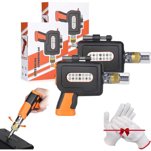 16-in-1 Multi Screwdriver Set, Snapboldk16 in 1 Multifunctional Household Wrench Screwdriver Tool Combination Set, 2025 Upgrade 16 in 1 Multi Bit Magnetic Screwdriver Set (2colors)