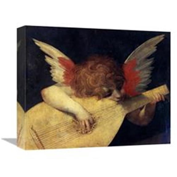 16 in. Angel with Lute Art Print - Rosso Fiorentino