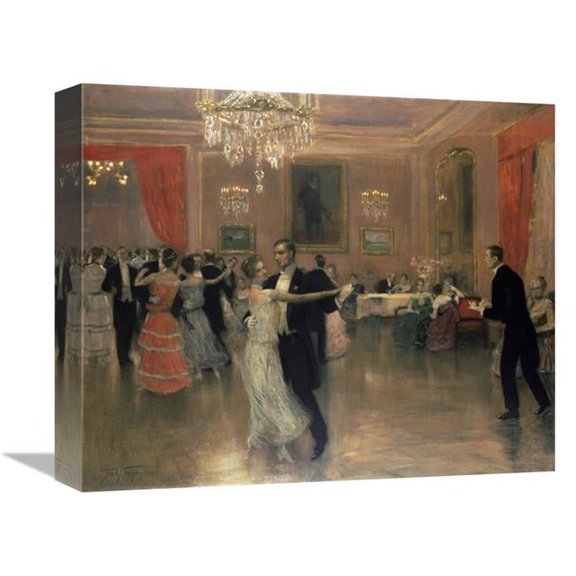 16 in. At the Ball Art Print - Frederick Vezin