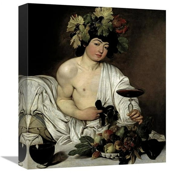 16 in. Bacchus Art Print - Caravaggio