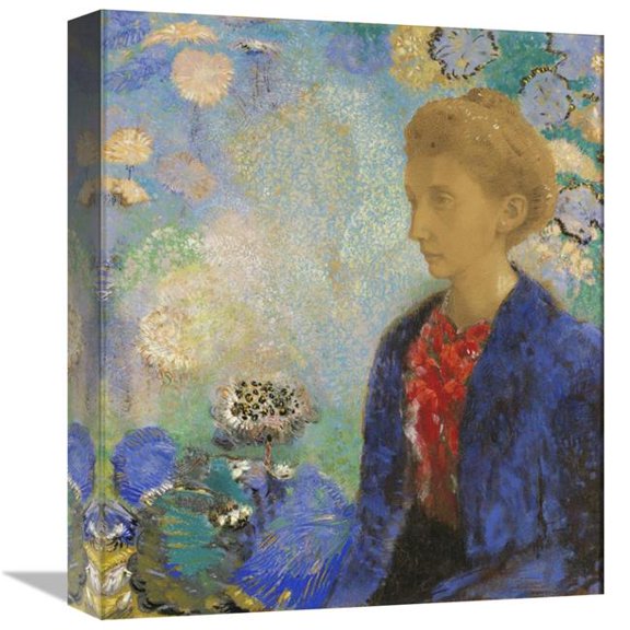 16 in. Baronne De Domecy Art Print - Odilon Redon