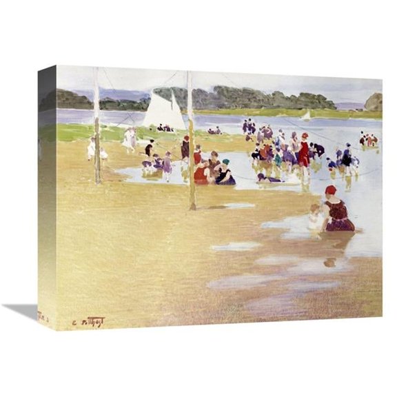 16 in. Bathers Art Print - Edward Henry Potthast