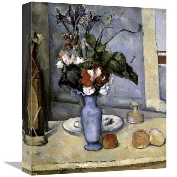 16 in. Blue Vase Art Print - Paul Cezanne