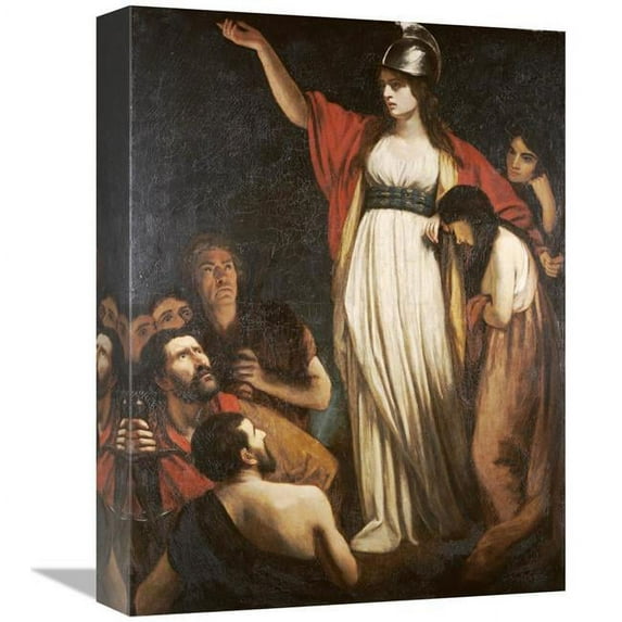 16 in. Boadicea Haranguing the Britons Art Print - John Opie