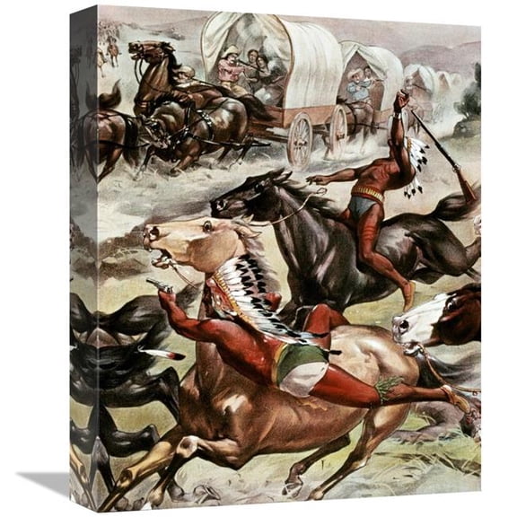 16 in. Buffalo Bills Wild West-Detail Art Print - Unknown