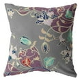 thumbnail image 1 of 16 in. Garden Indoor & Outdoor Zippered Throw Pillow, Yellow, Orange & Red, 1 of 1