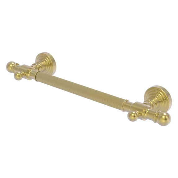 16-in Grab Bar Reeded in Satin Brass