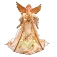 thumbnail image 1 of 16 in. Ivory & Gold Angel Tree Topper, 1 of 1
