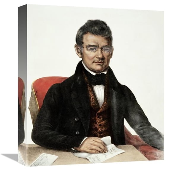 16 in. John Ross - A Cherokee Chief Art Print - Thomas Lorraine Mckenney